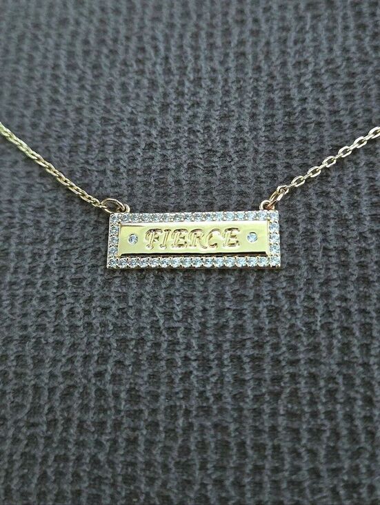 Lulu DK Jewelry - Lulu DK "Fierce"💪 Stationary Bar Necklace